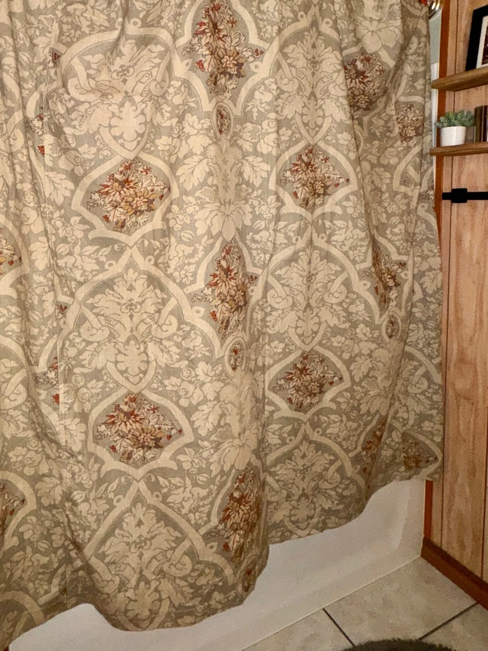 Pottery Barn Camilla Shower Curtain Linen/Cotton 72” x 72”